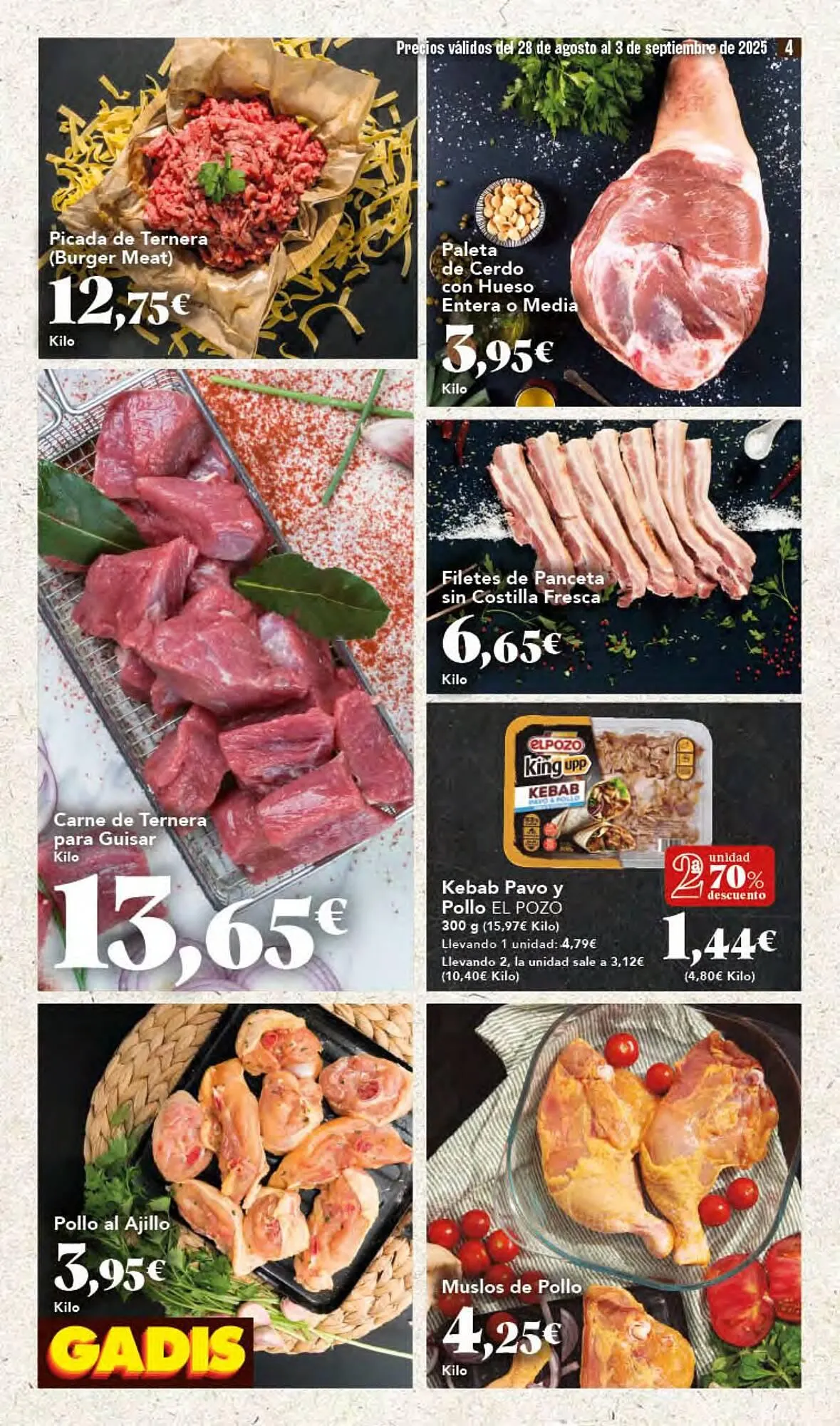 Catálogo de Folleto Gadis 28 de agosto al 3 de septiembre 2025 - Página 4