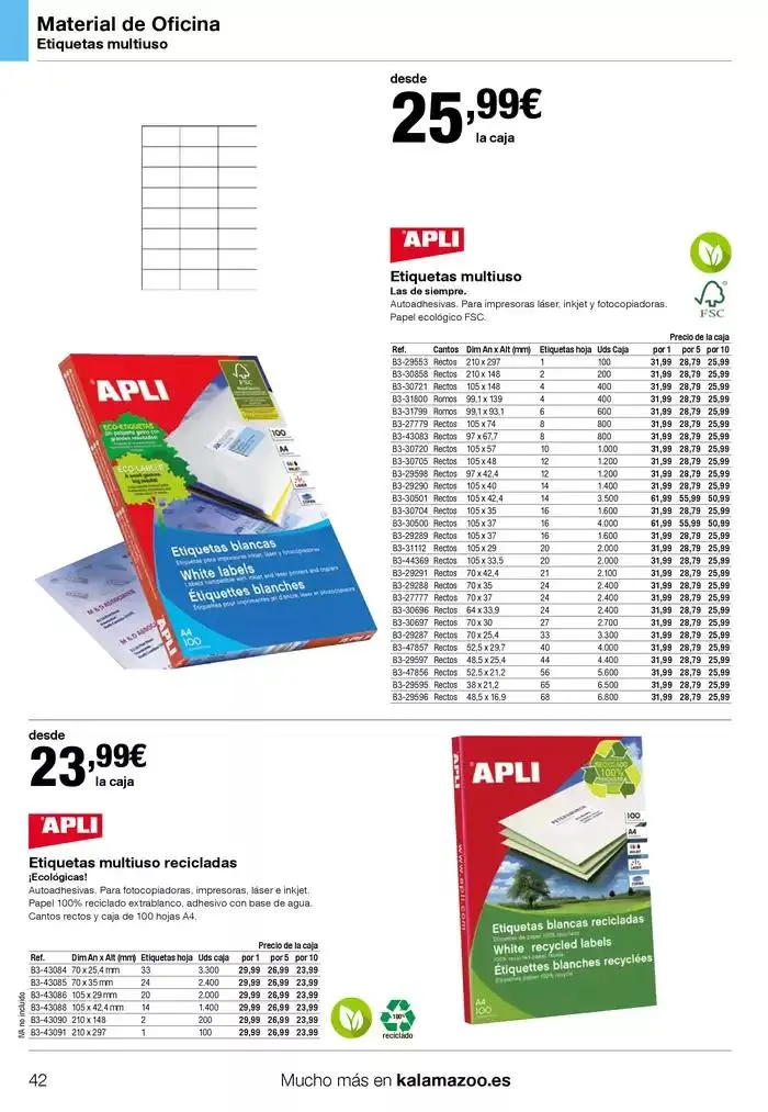 Catálogo de Staples Kalamazoo Catálogo General 9 de enero al 30 de septiembre 2025 - Página 42