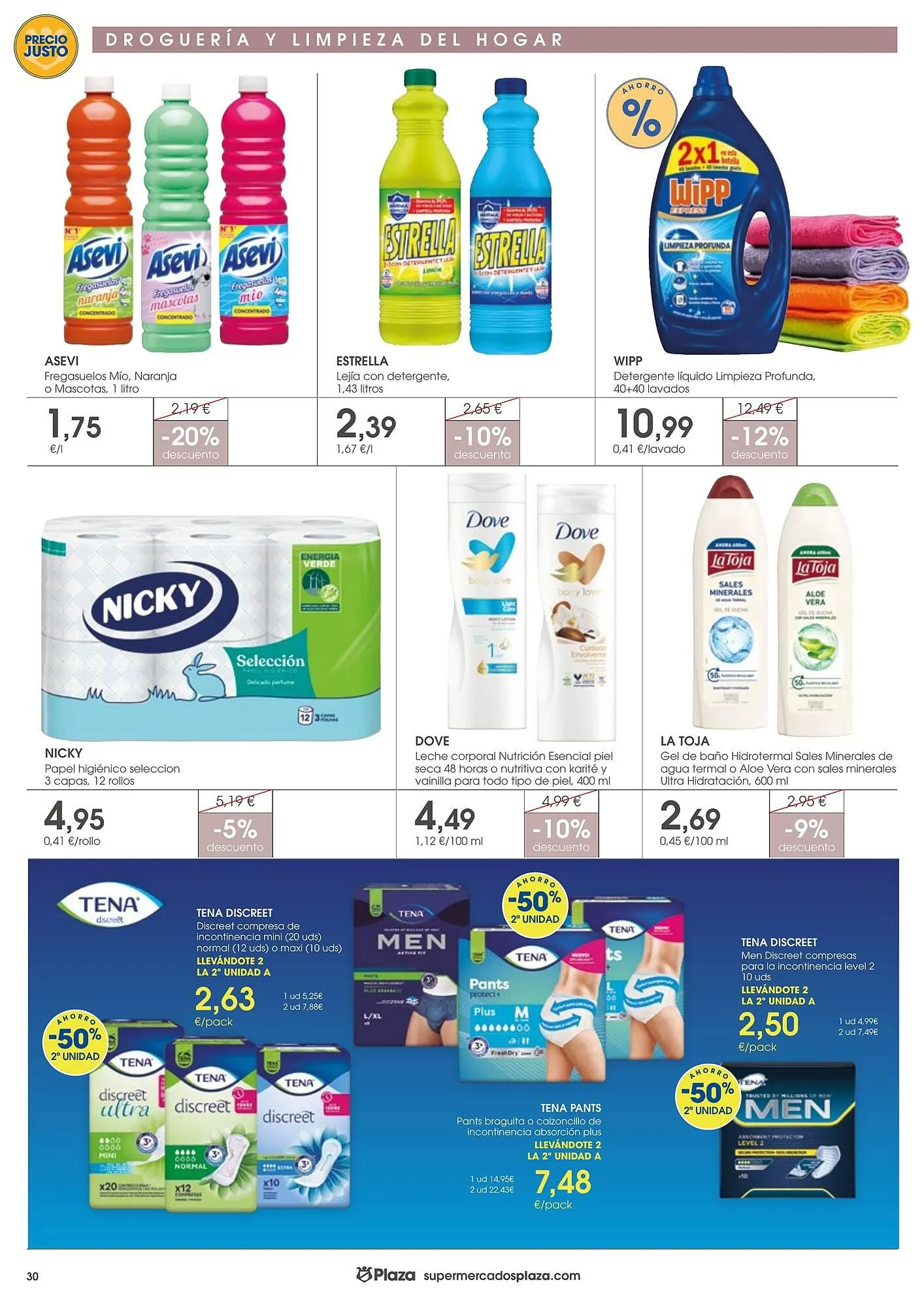 Catálogo de Folleto Supermercados Plaza 5 de marzo al 18 de marzo 2026 - Página 30