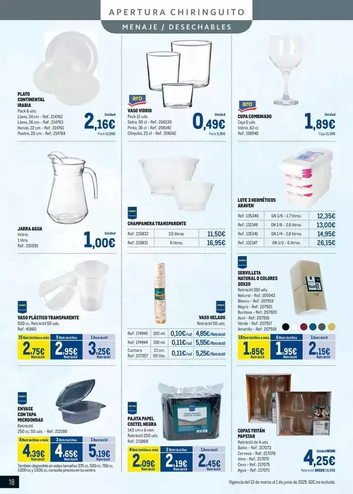 Catálogo de Especial Terrazas Canarias 13 de marzo al 1 de junio 2025 - Página 18