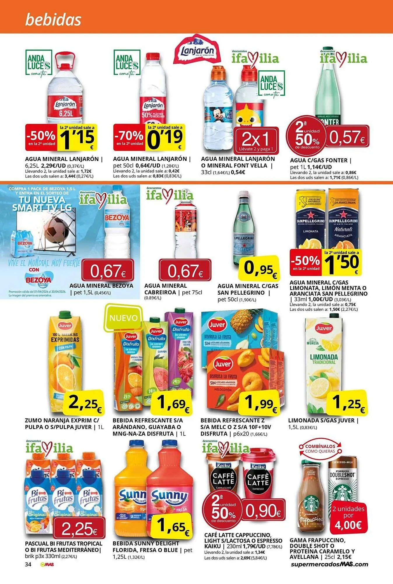 Catálogo de Folleto Supermercados MAS 27 de marzo al 29 de abril 2026 - Página 34