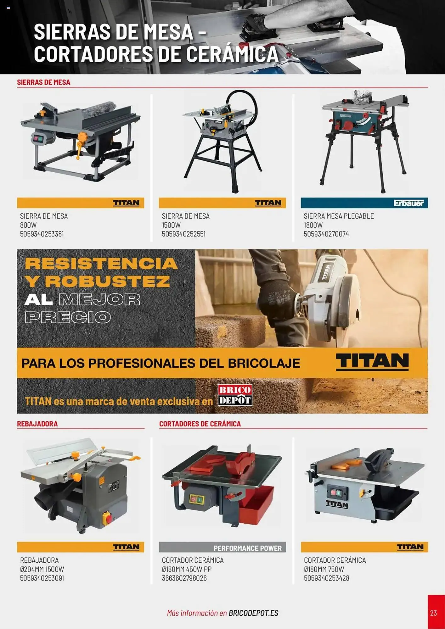 Catálogo de Folleto Brico Depôt 1 de abril al 31 de diciembre 2025 - Página 23