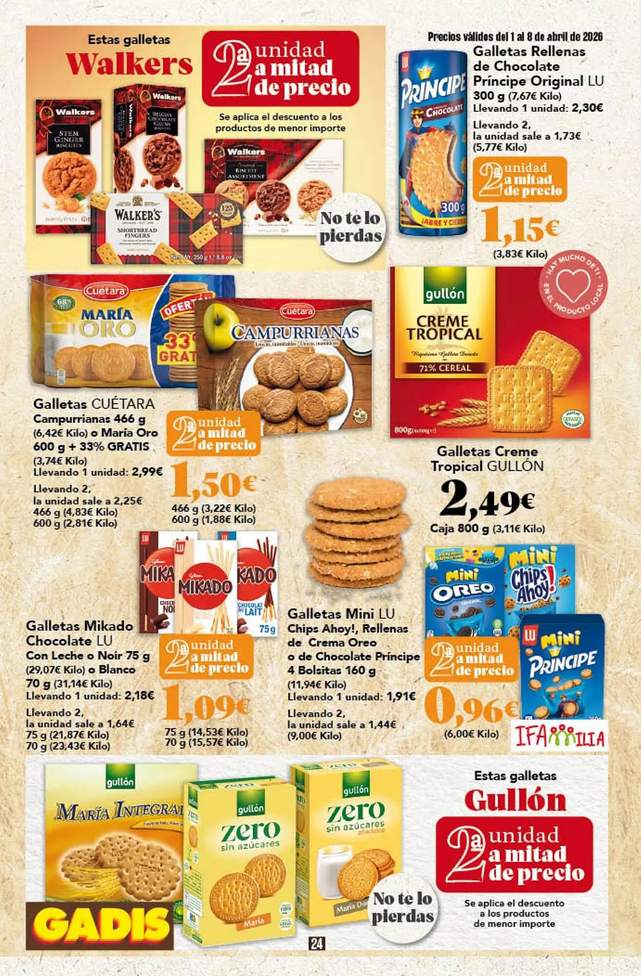 Catálogo de Folleto Gadis 1 de abril al 8 de abril 2026 - Página 24