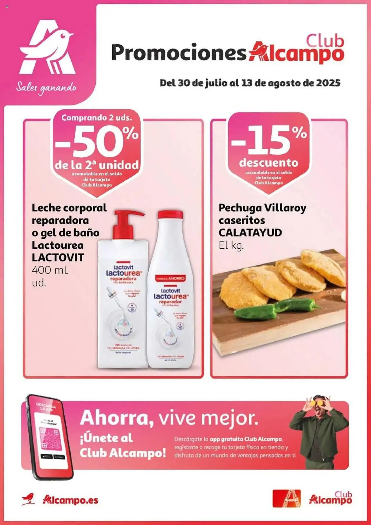Catálogo de Folleto Alcampo 30 de julio al 13 de agosto 2025 - Página 1