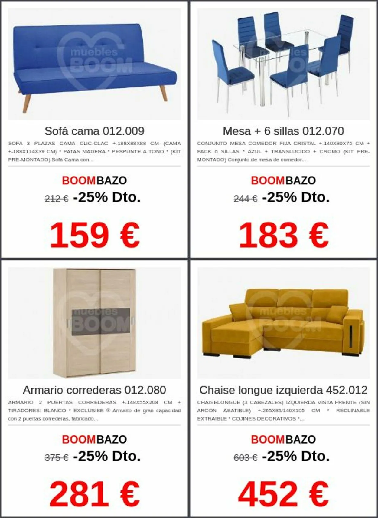 Catálogo de Muebles BOOM Oferta actual 19 de mayo al 28 de mayo 2025 - Página 3