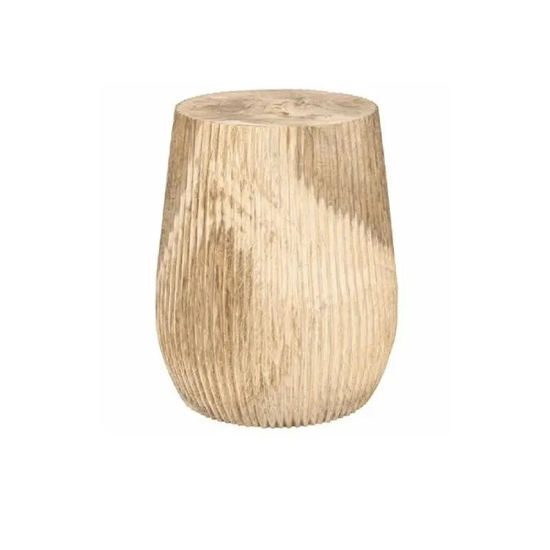 Vichai wooden round stool
