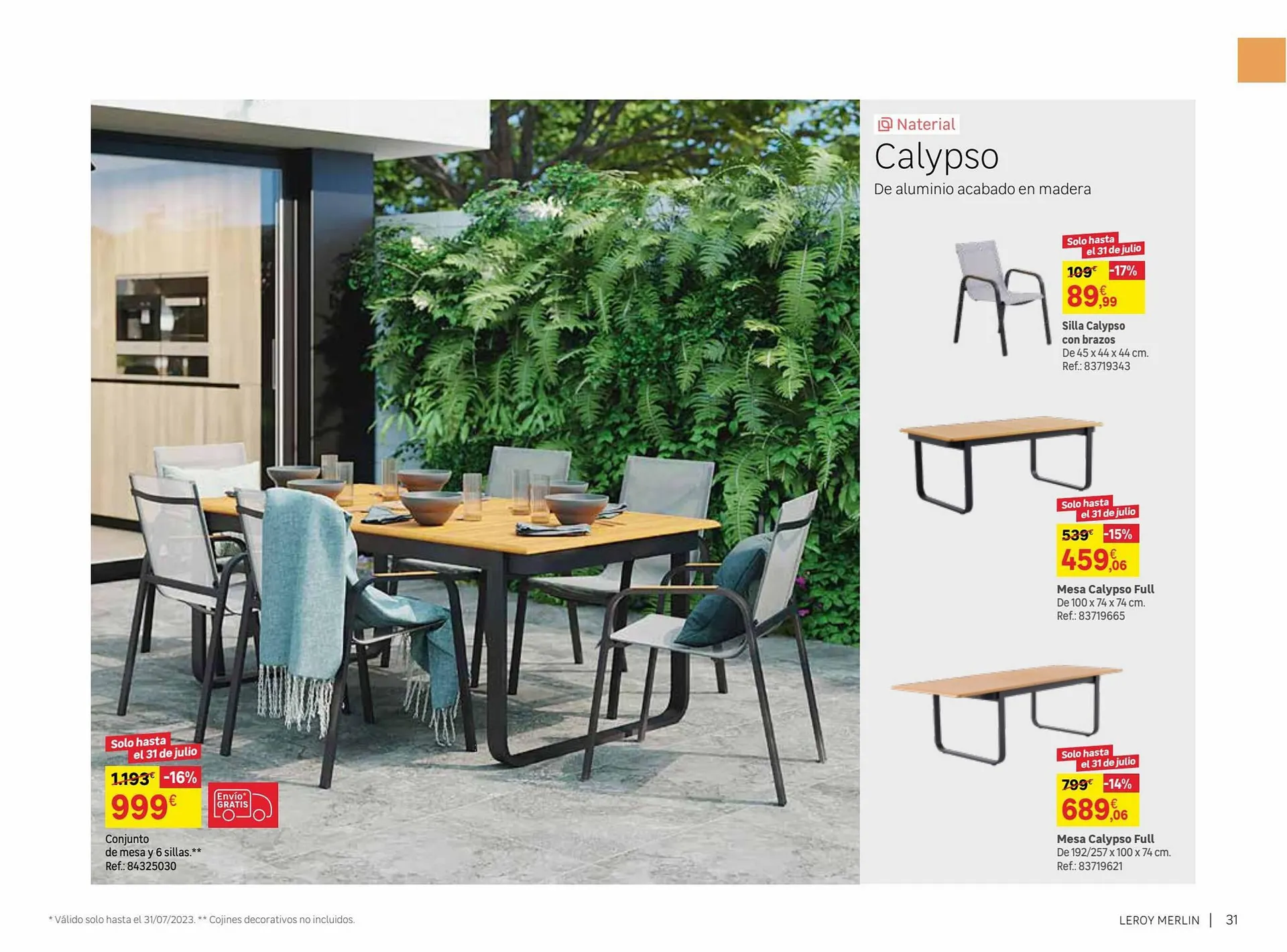Catálogo de Folleto Leroy Merlin 9 de junio al 31 de julio 2023 - Página 31