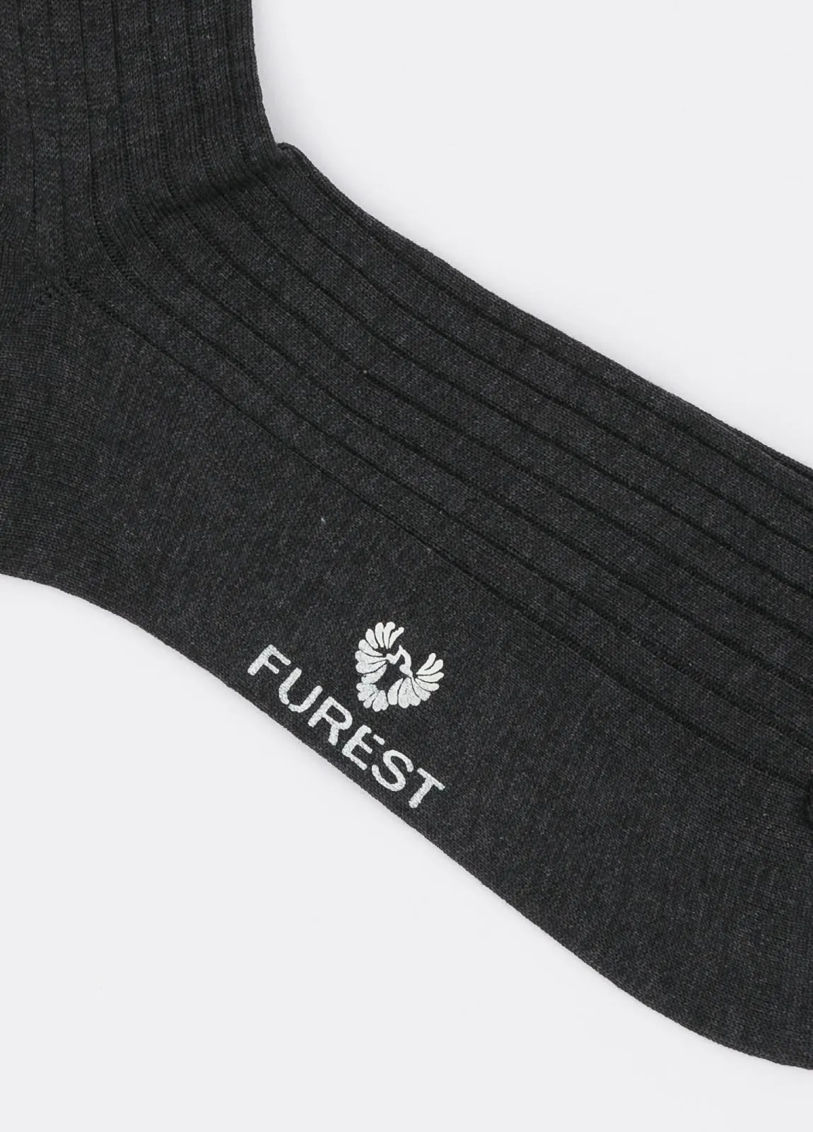 Calcetín FUREST COLECCIÓN corto gris hilo de Escocia