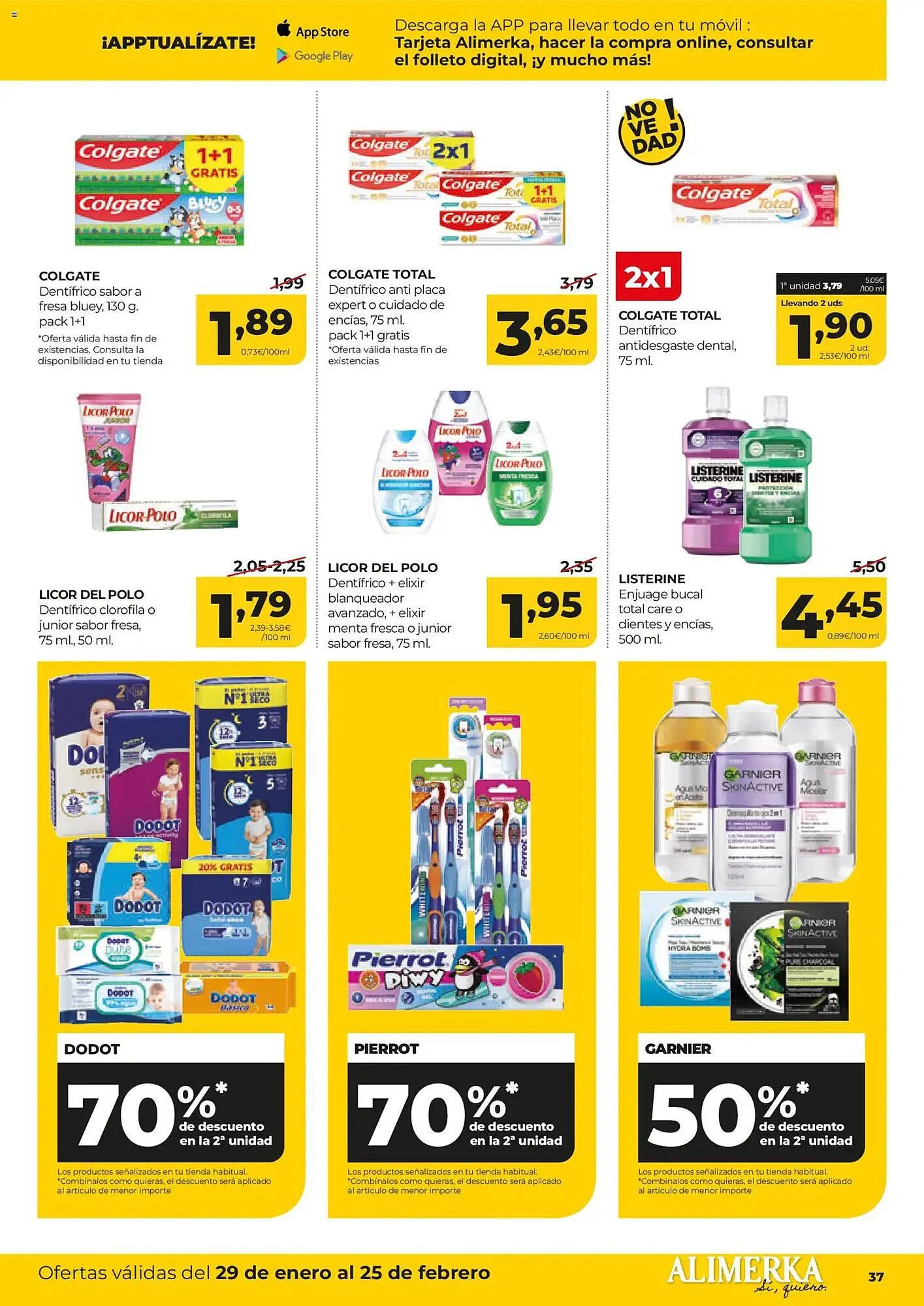 Catálogo de Folleto Alimerka 29 de enero al 25 de febrero 2026 - Página 37