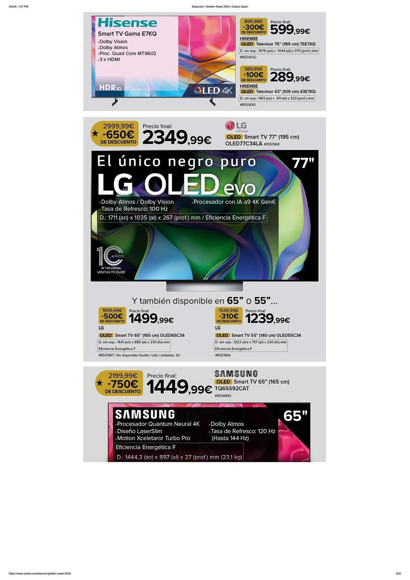 Catálogo de Folleto Costco 8 de marzo al 17 de marzo 2024 - Página 3