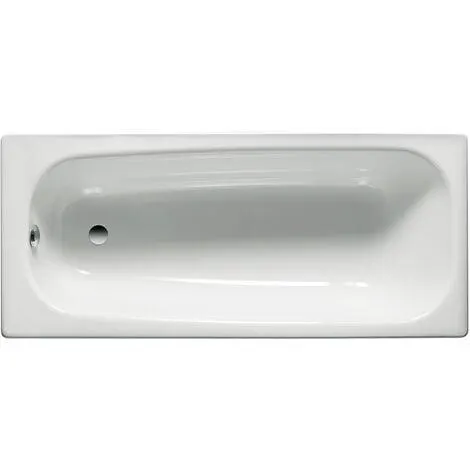 Bañera de acero rectangular ROCA Contesta 1000X700 Blanco