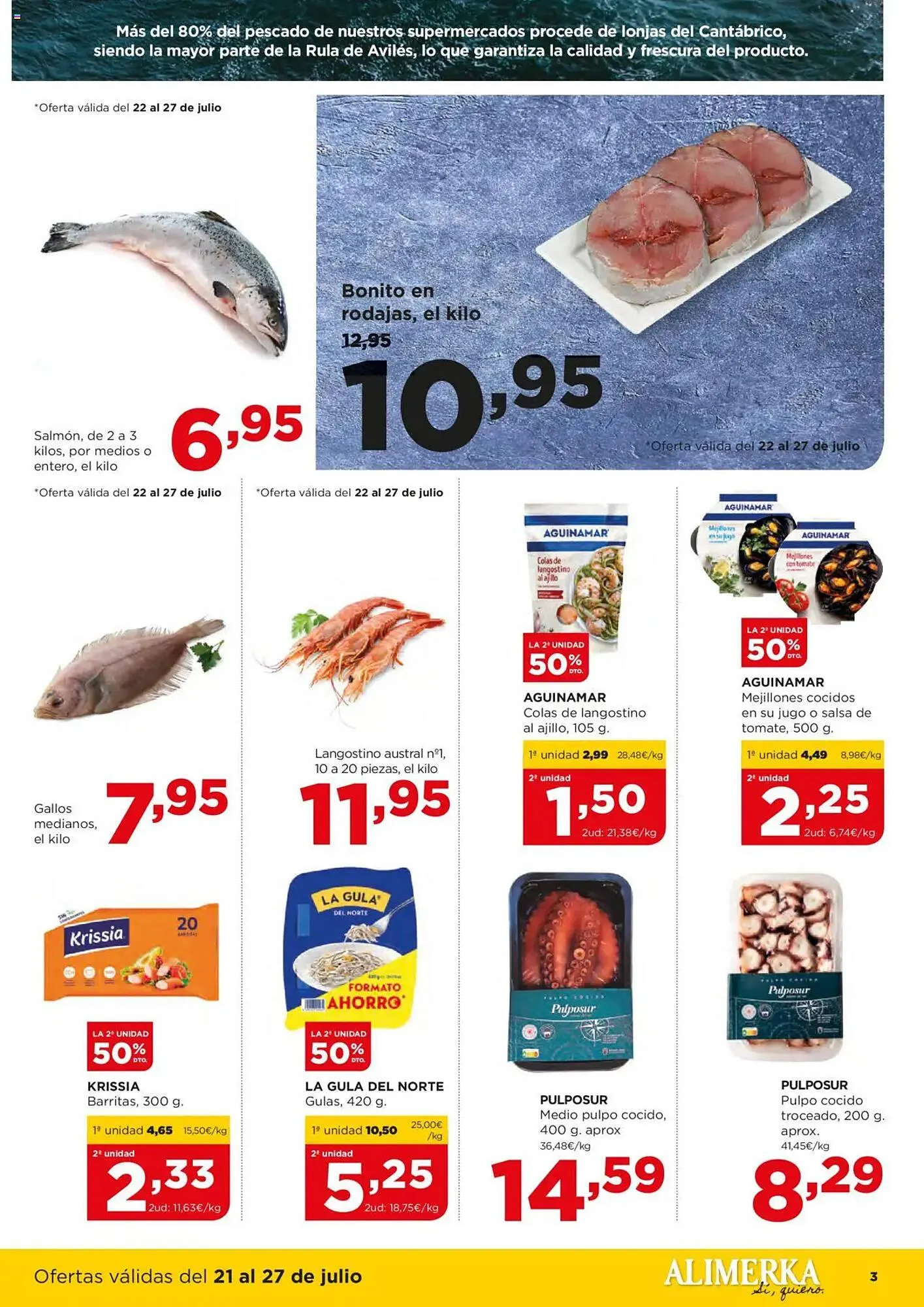 Catálogo de Folleto Alimerka 21 de julio al 27 de julio 2025 - Página 3