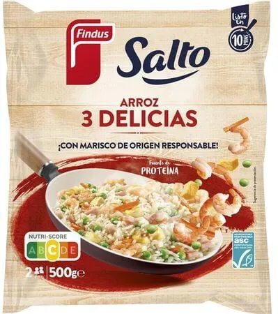 Arroz 3 delicias Findus Salto 500g