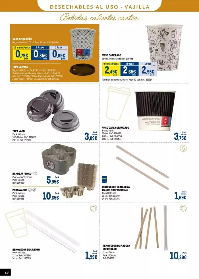 Catálogo de Catalogo Desechables Take Away Centro 20 de mayo al 1 de junio 2025 - Página 26