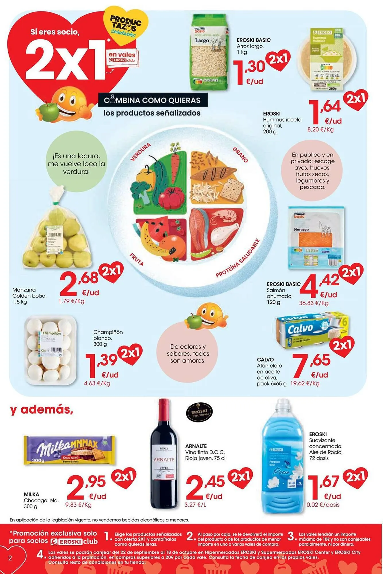 Catálogo de Folleto Eroski 21 de septiembre al 3 de octubre 2023 - Página 2