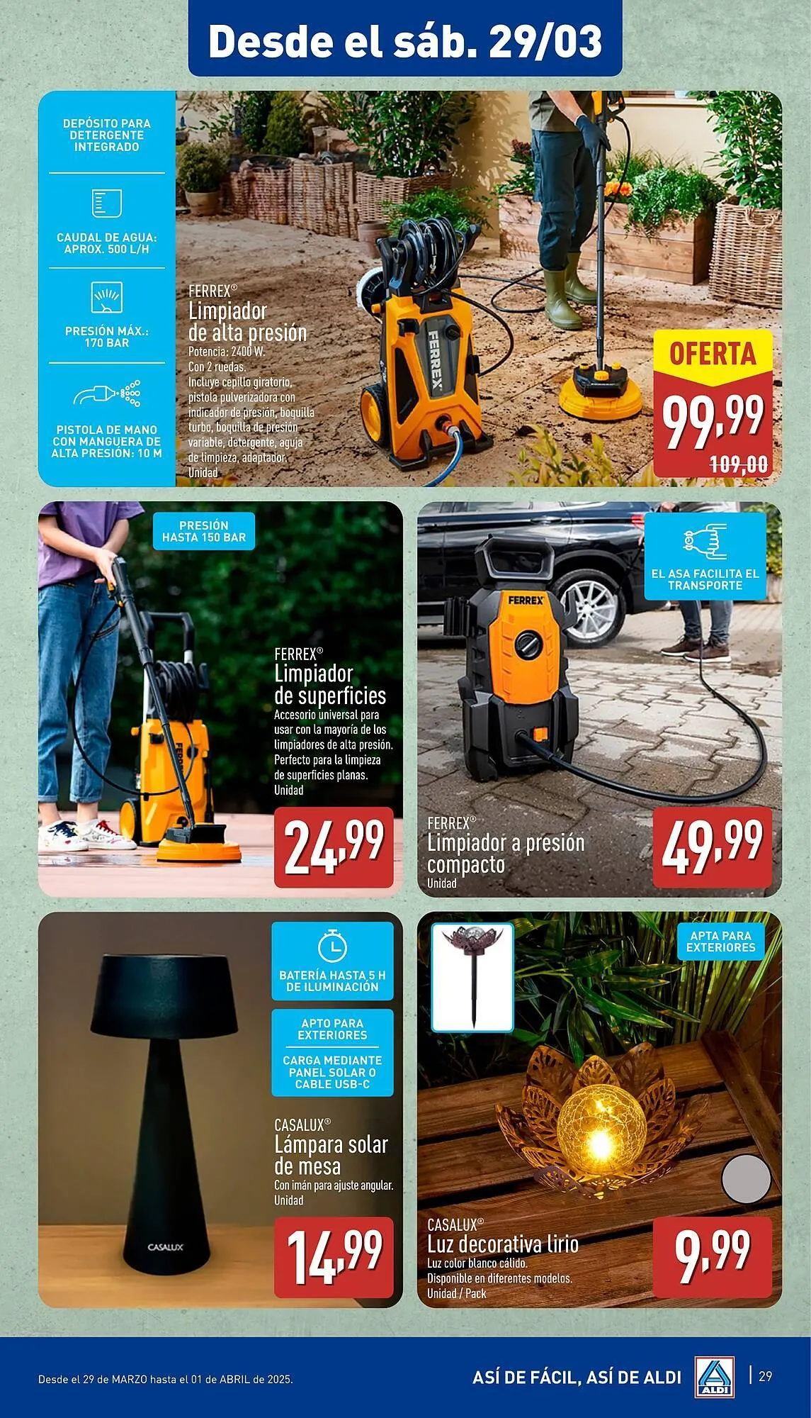 Catálogo de Folleto ALDI 26 de marzo al 1 de abril 2025 - Página 29