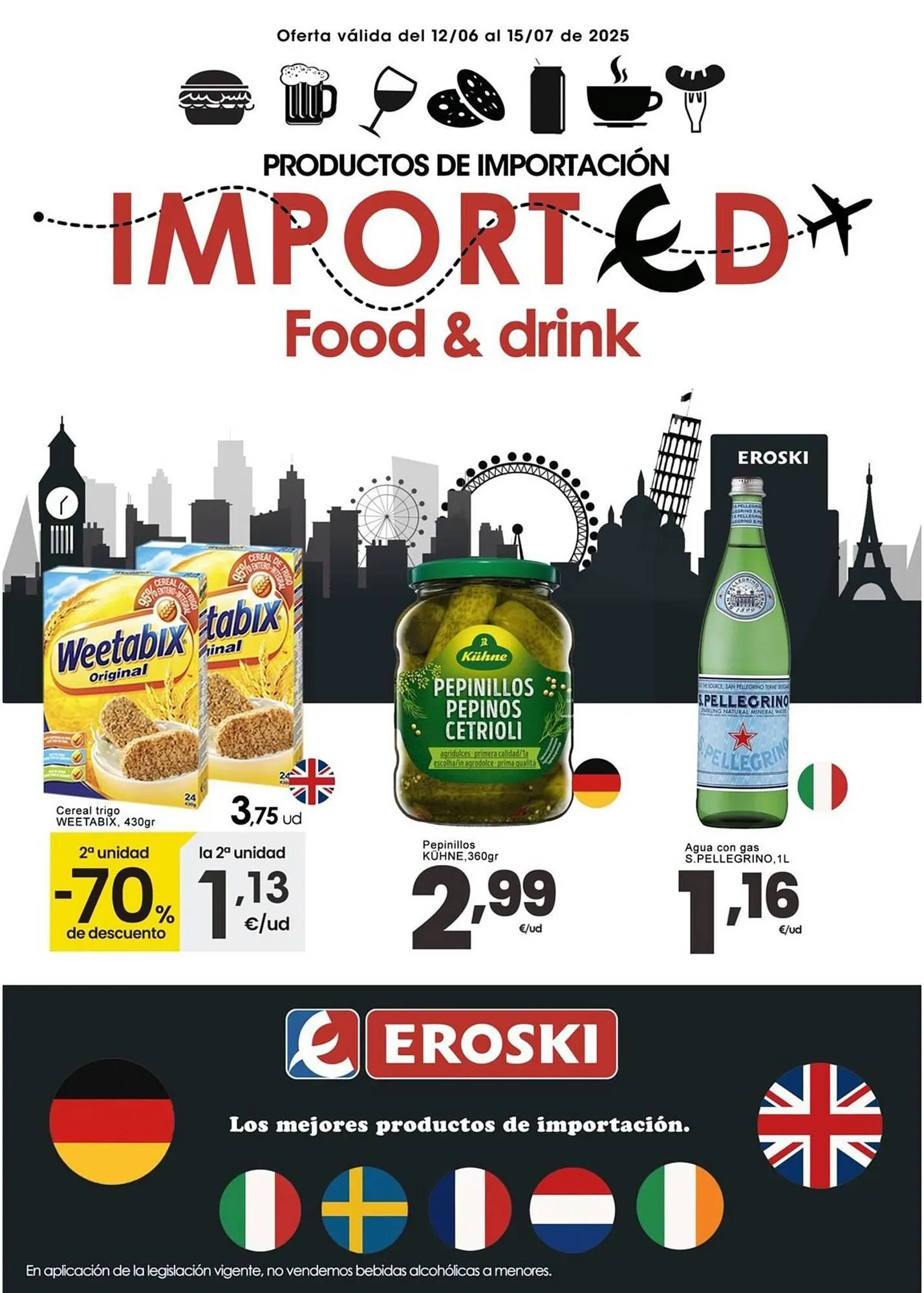 Catálogo de Folleto Eroski 12 de junio al 15 de julio 2025 - Página 1