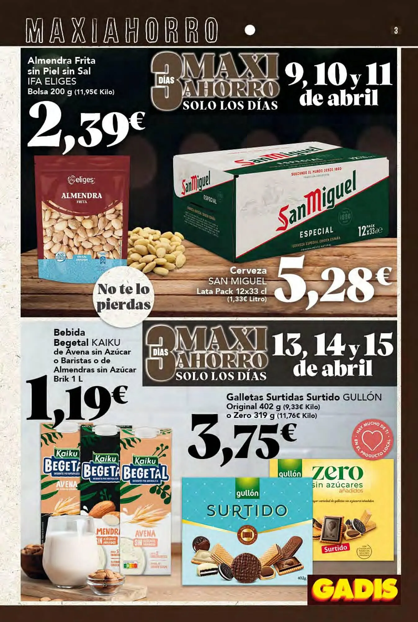 Catálogo de Folleto Gadis 9 de abril al 15 de abril 2026 - Página 3