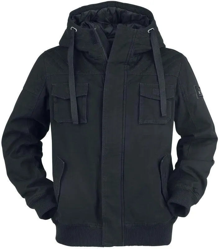Chaqueta de Invierno Negro de Black Premium by EMP