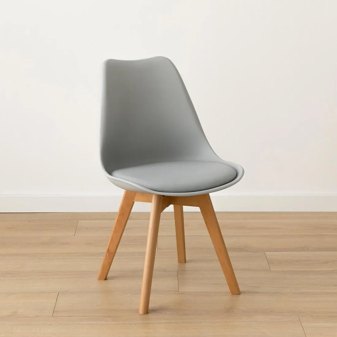 Silla polipropileno gris