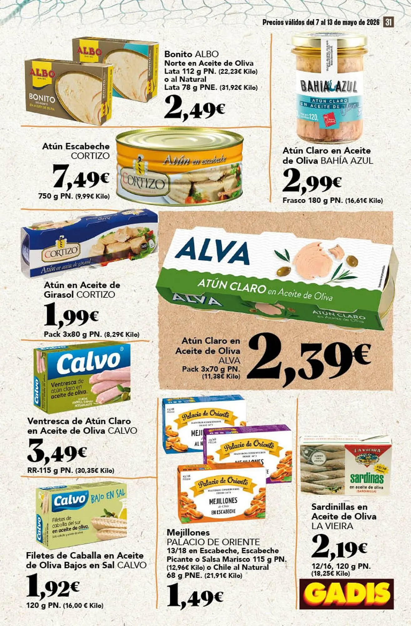 Catálogo de Folleto Gadis 7 de mayo al 13 de mayo 2026 - Página 31