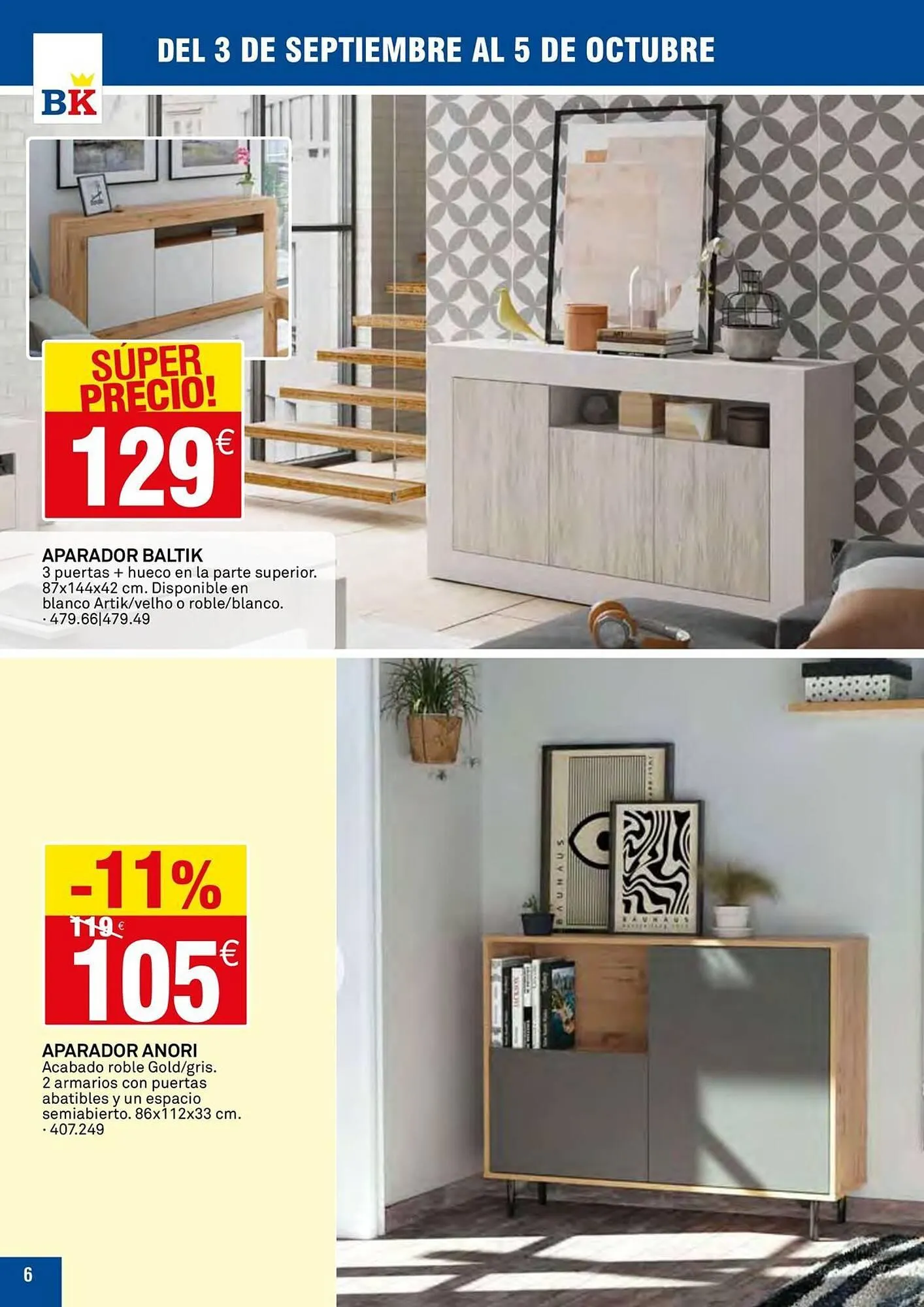 Catálogo de Catálogo Bricoking 3 de septiembre al 15 de octubre 2025 - Página 6