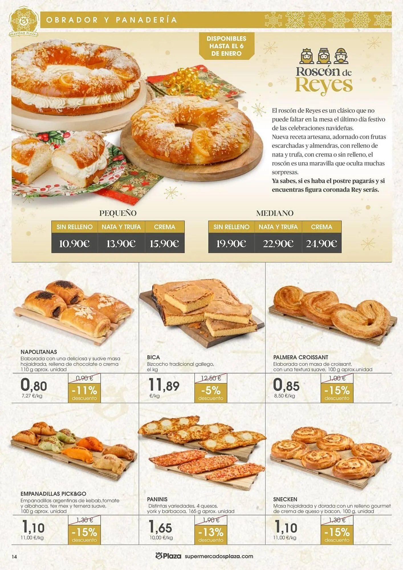 Catálogo de Folleto Supermercados Plaza 18 de diciembre al 7 de enero 2026 - Página 14