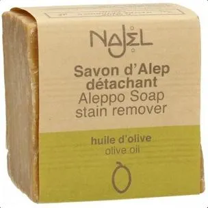 Jabón Natural de Alepo Oliva quitamanchas Najel 180 g