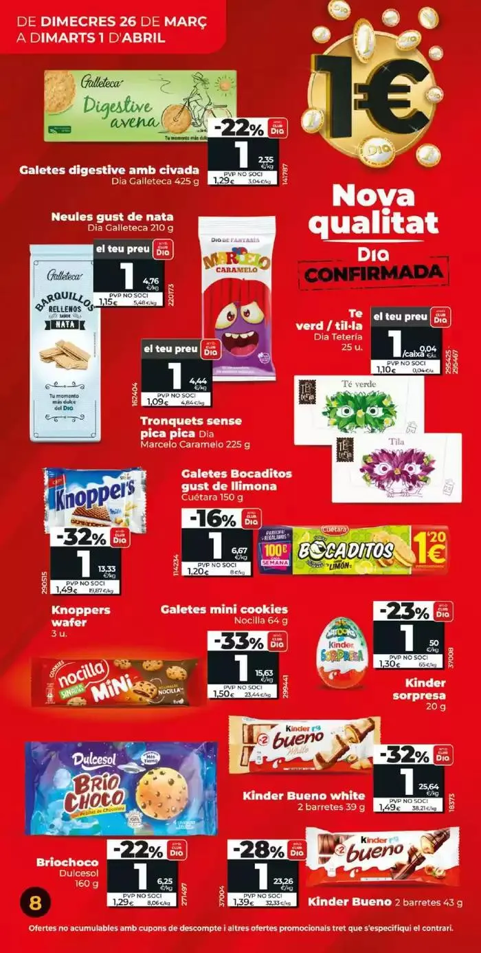 Catálogo de Més de 100 productes a 1€ del 26/03 a l’ 01/04  26 de marzo al 1 de abril 2025 - Página 8