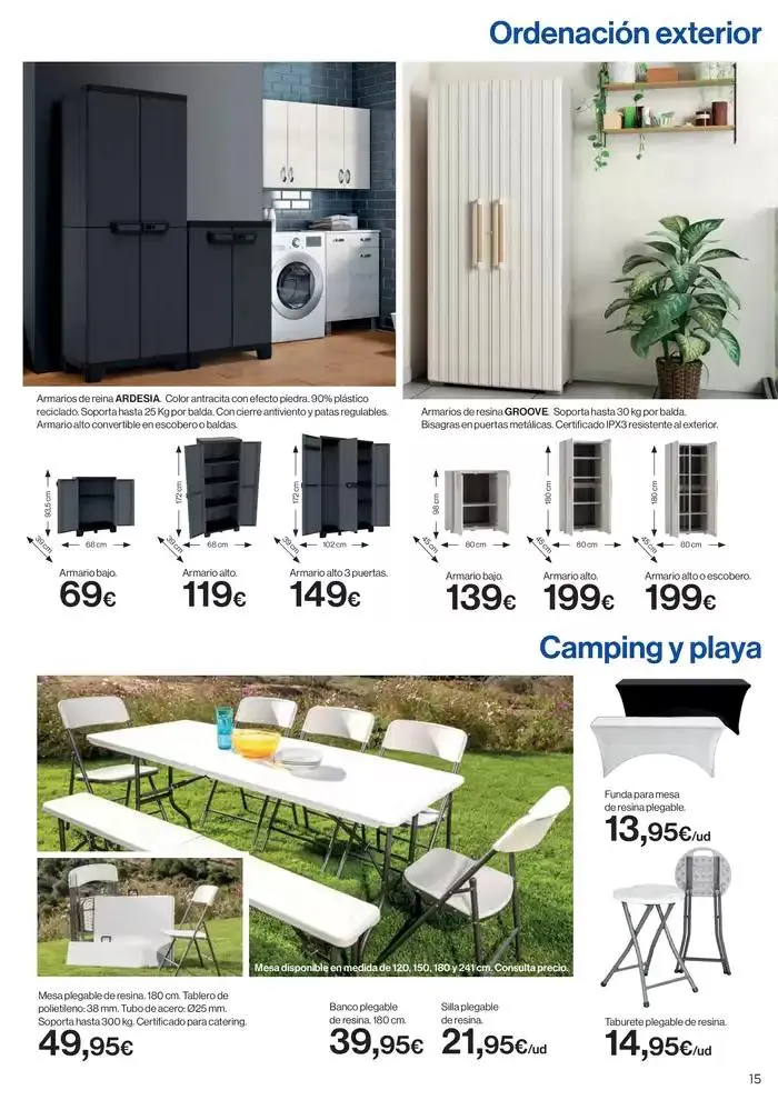 Catálogo de Terraza y Jardín 9 de abril al 4 de mayo 2025 - Página 15