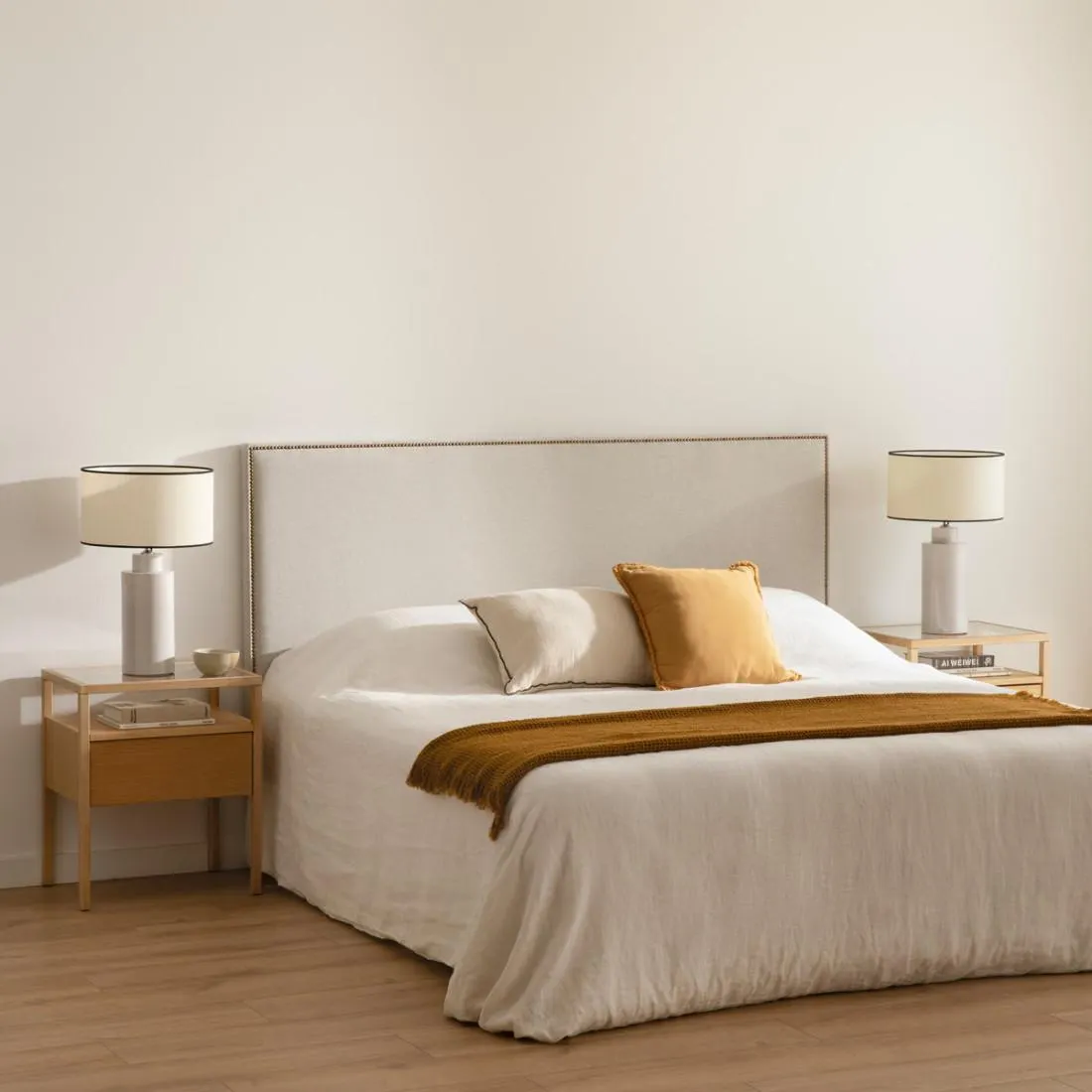 Cabecero tapizado 180 beige