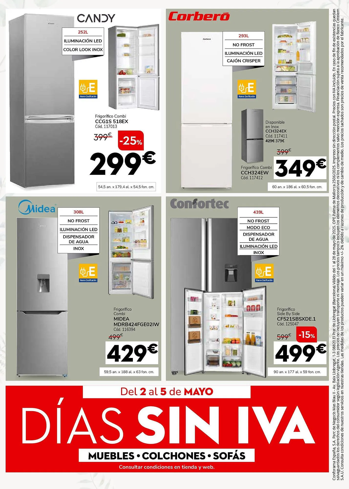 Catálogo de Folleto Conforama 1 de mayo al 28 de mayo 2025 - Página 20