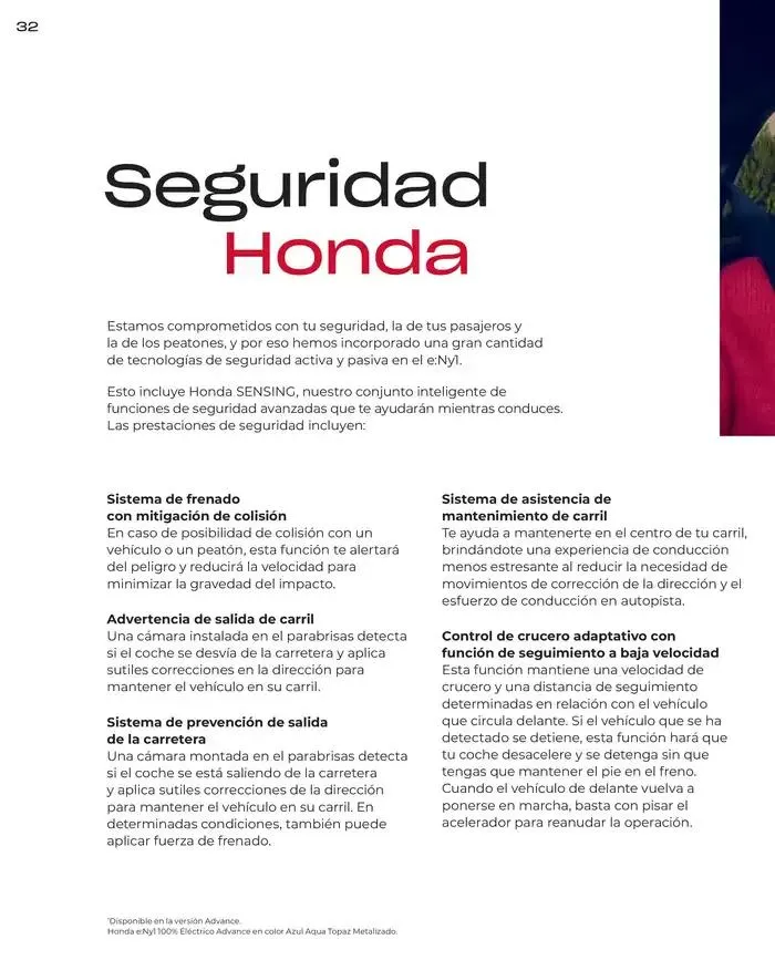 Catálogo de Honda E:Ny1 30 de agosto al 30 de junio 2025 - Página 32