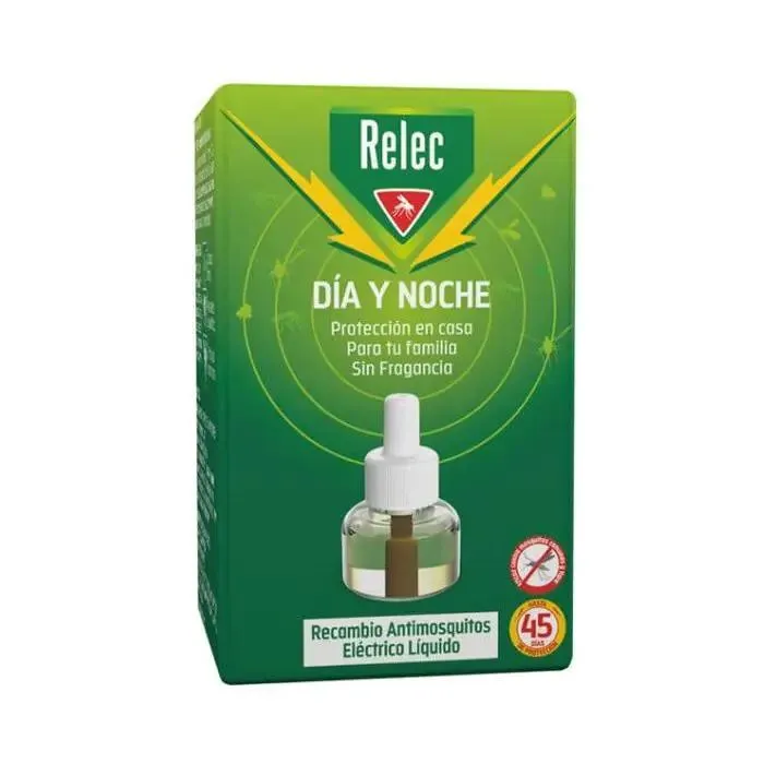 Relec Antimosquitos Eléctrico Día y Noche Recambio