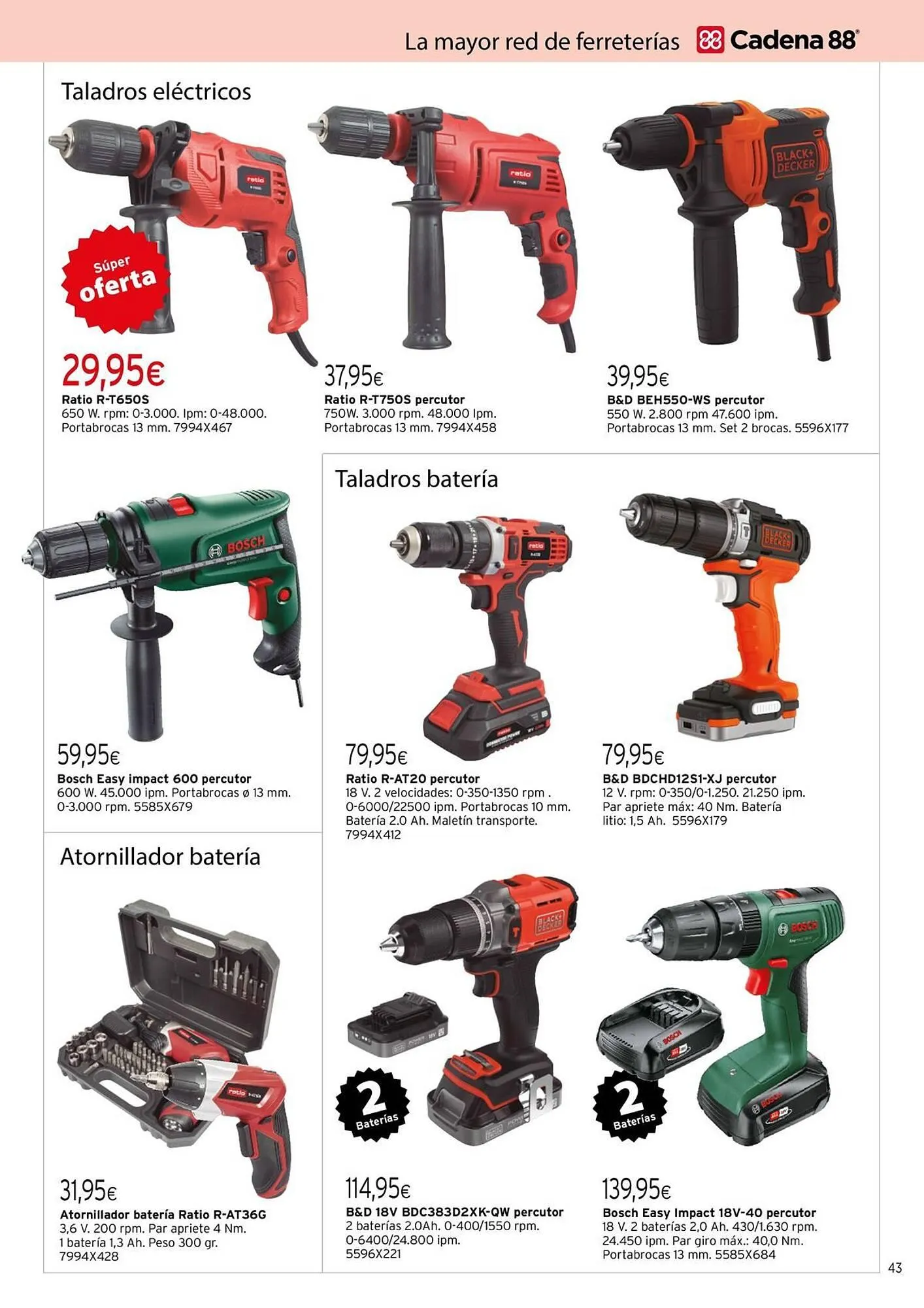 Catálogo de Folleto Cadena88 30 de mayo al 30 de agosto 2025 - Página 43