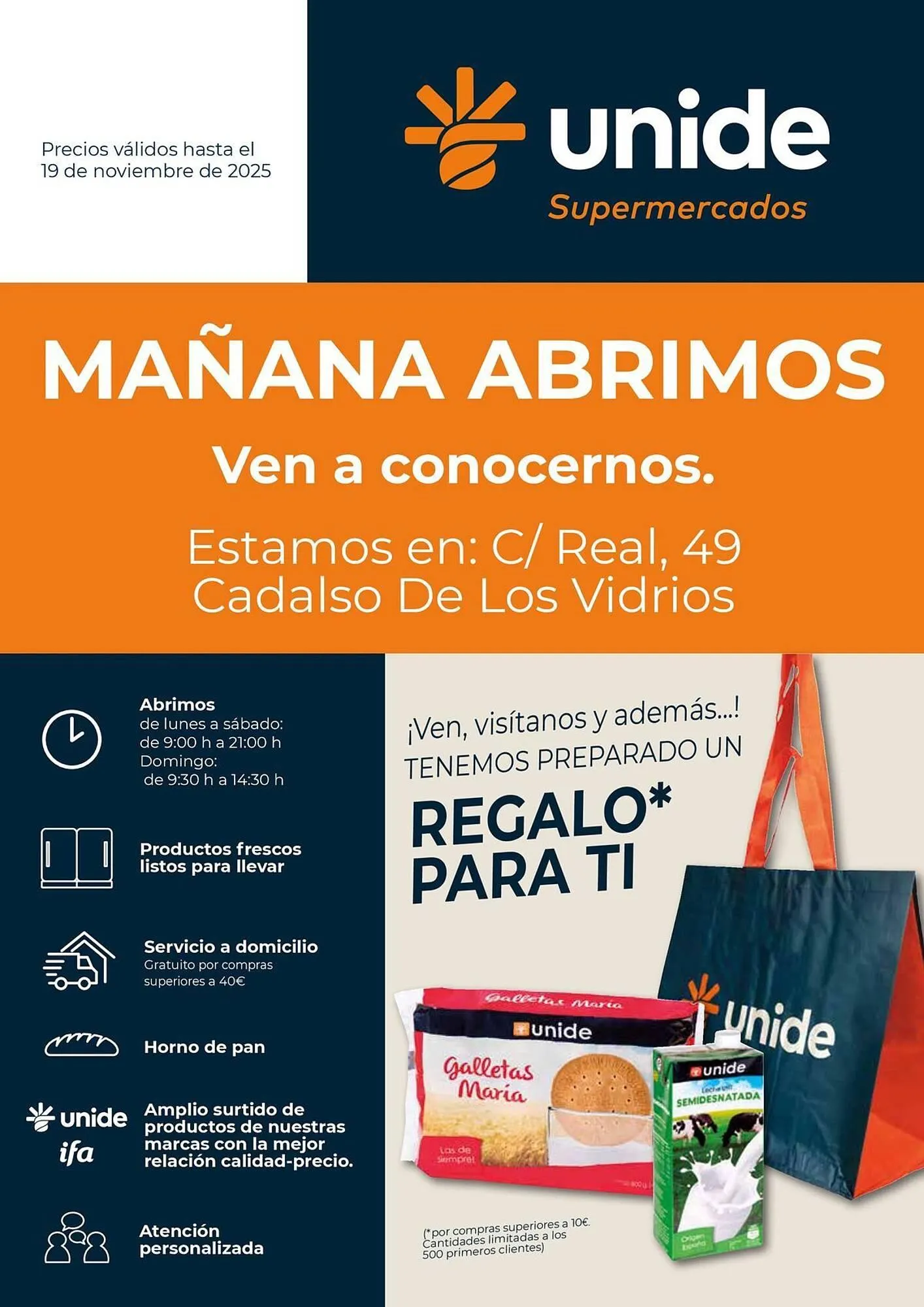 Catálogo de Folleto Unide Supermercados 14 de noviembre al 19 de noviembre 2025 - Página 1
