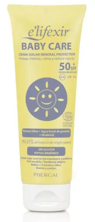 Elifexir BabyCare Crema Solar Mineral SPF50+ Eco 100 ml
