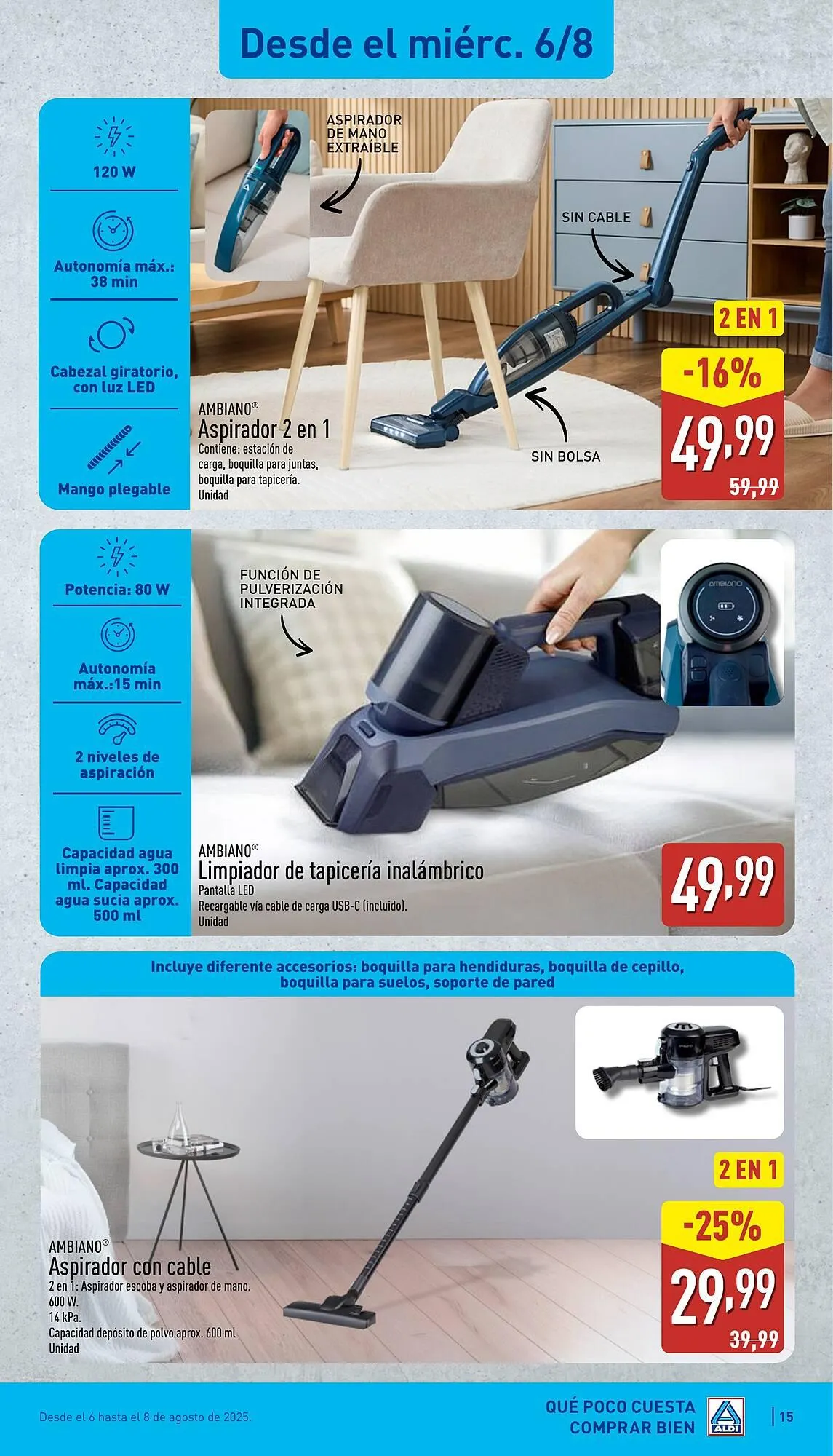 Catálogo de Folleto ALDI 4 de agosto al 10 de agosto 2025 - Página 15