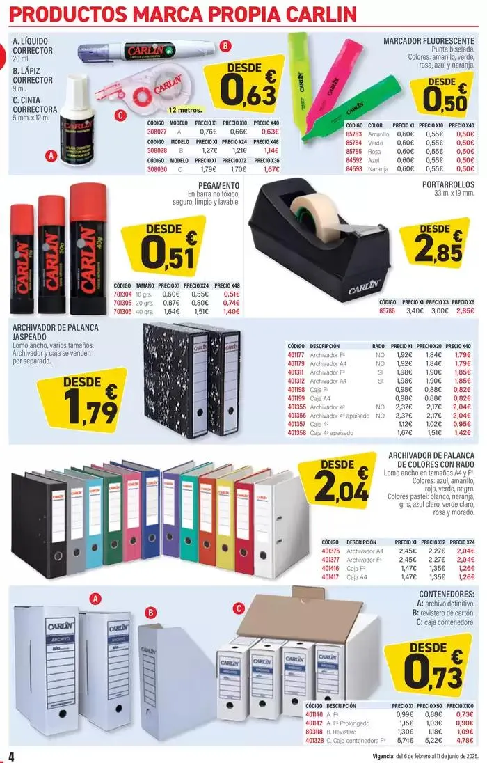 Catálogo de ESPECIAL ARCHIVO 13 de febrero al 11 de junio 2025 - Página 4