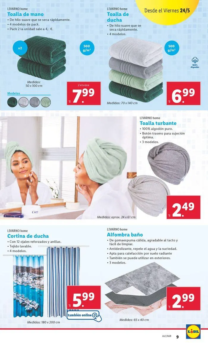 Catálogo de ¡Bazar Lidl! 20 de mayo al 26 de mayo 2024 - Página 9