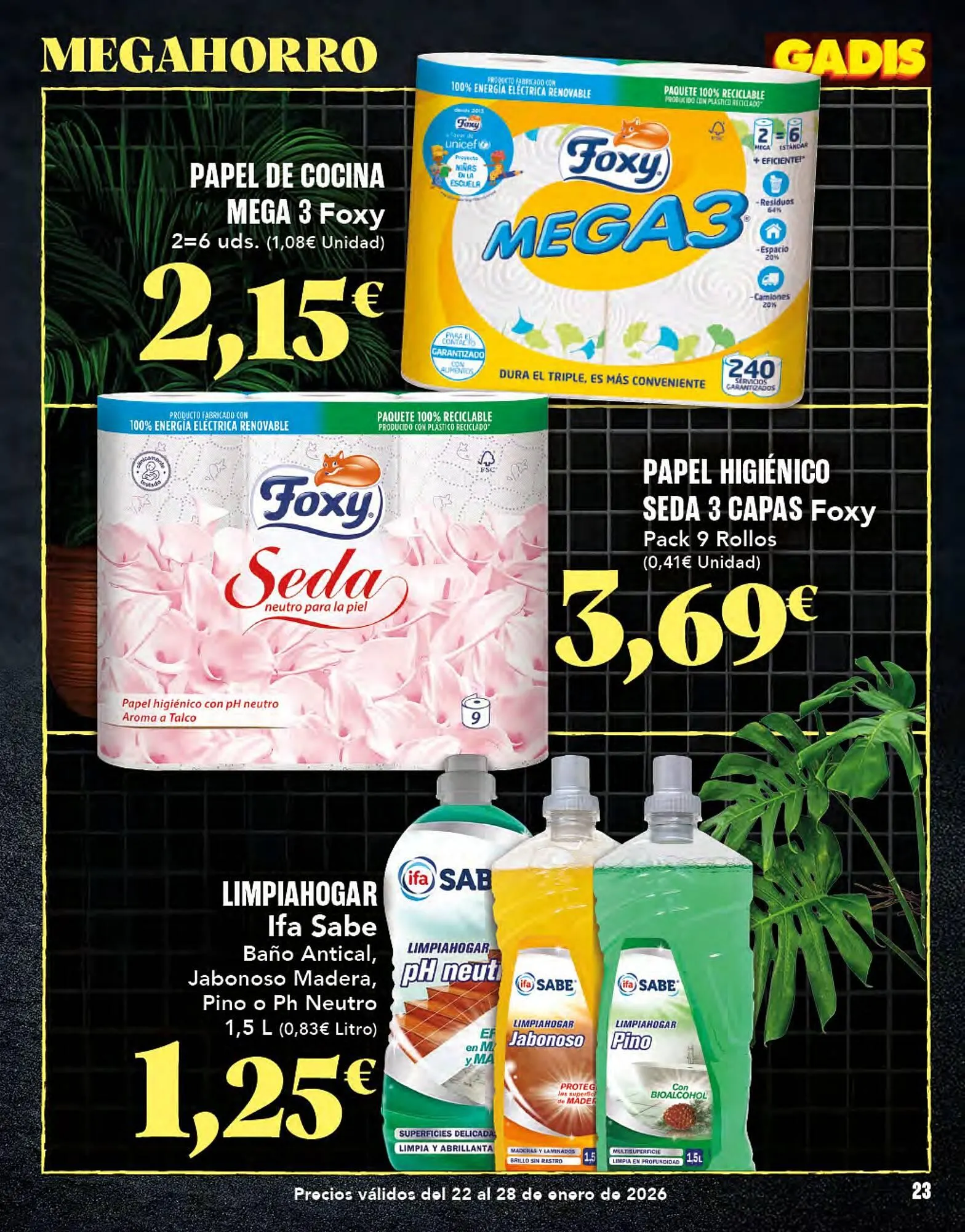 Catálogo de Folleto Gadis 22 de enero al 28 de enero 2026 - Página 23