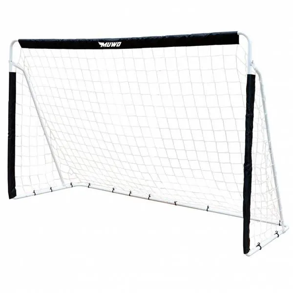 MUWO Portería de fútbol de acero 240 x 150 cm