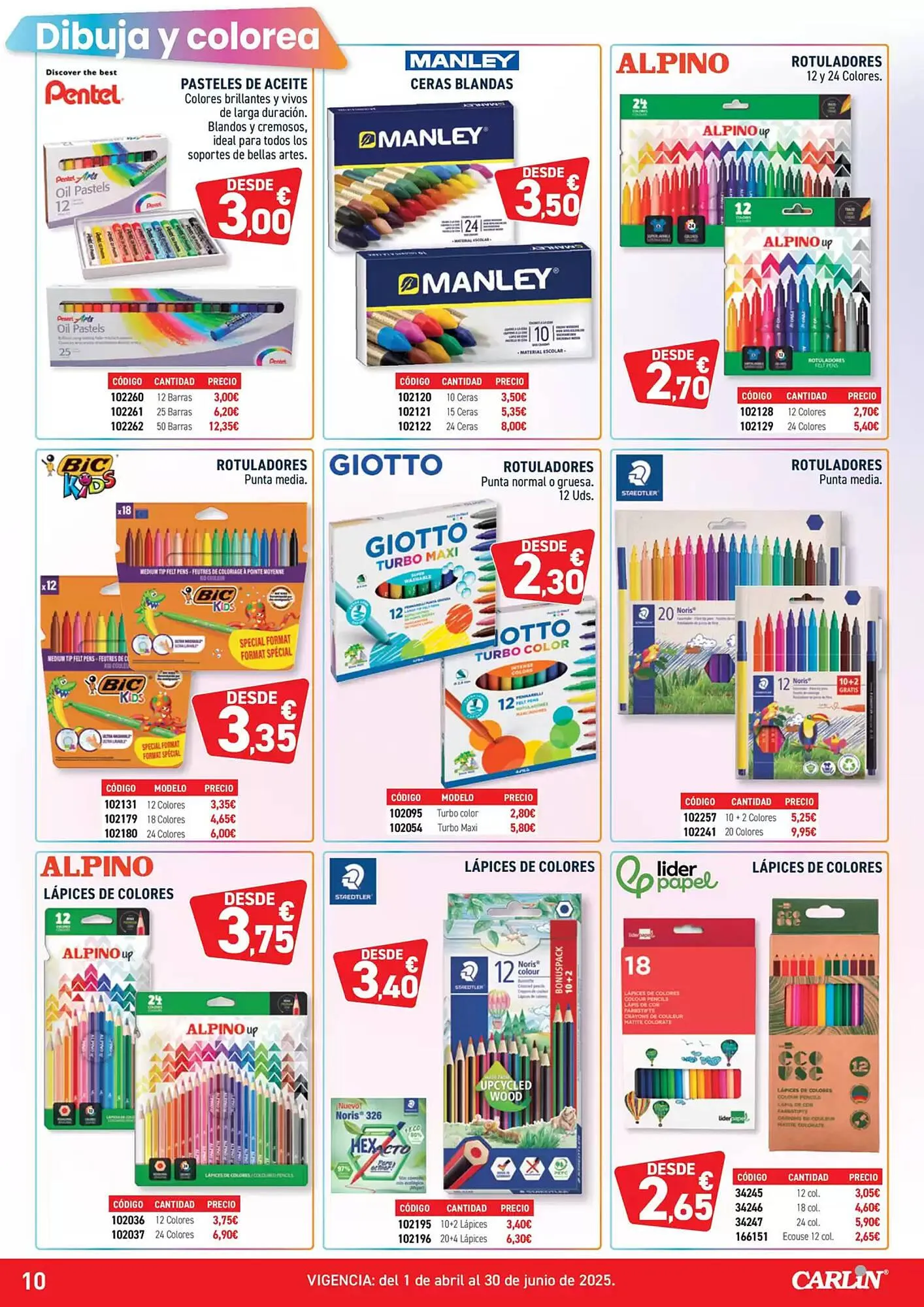 Catálogo de Folleto Carlin 21 de mayo al 30 de junio 2025 - Página 10