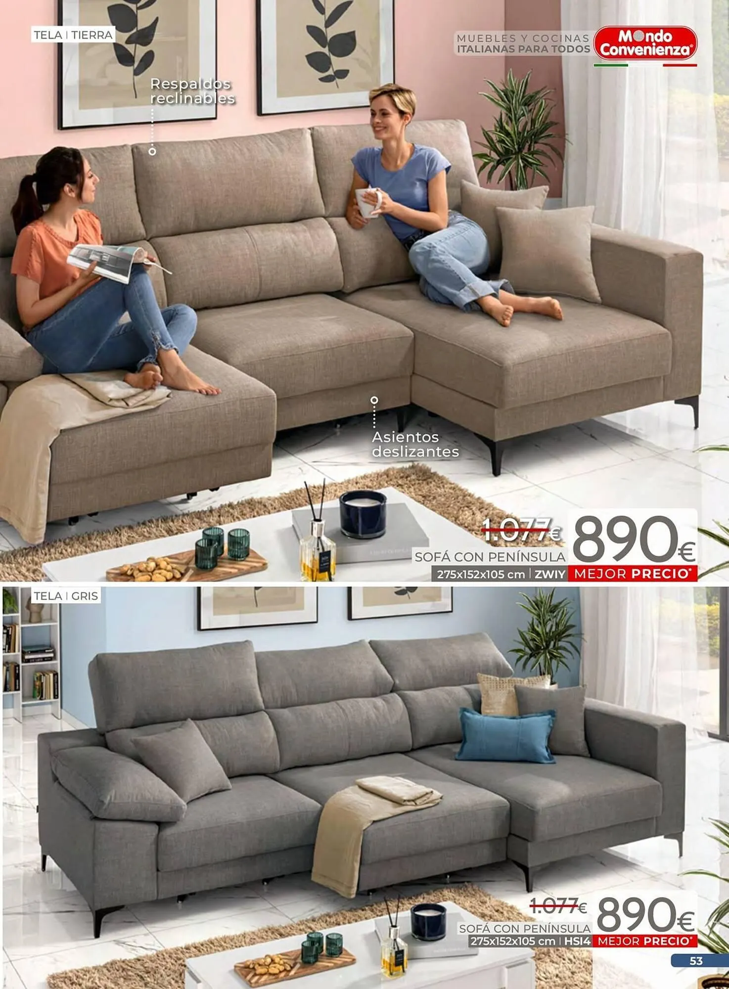 Catálogo de Folleto Mondo Convenienza 3 de junio al 15 de junio 2025 - Página 53