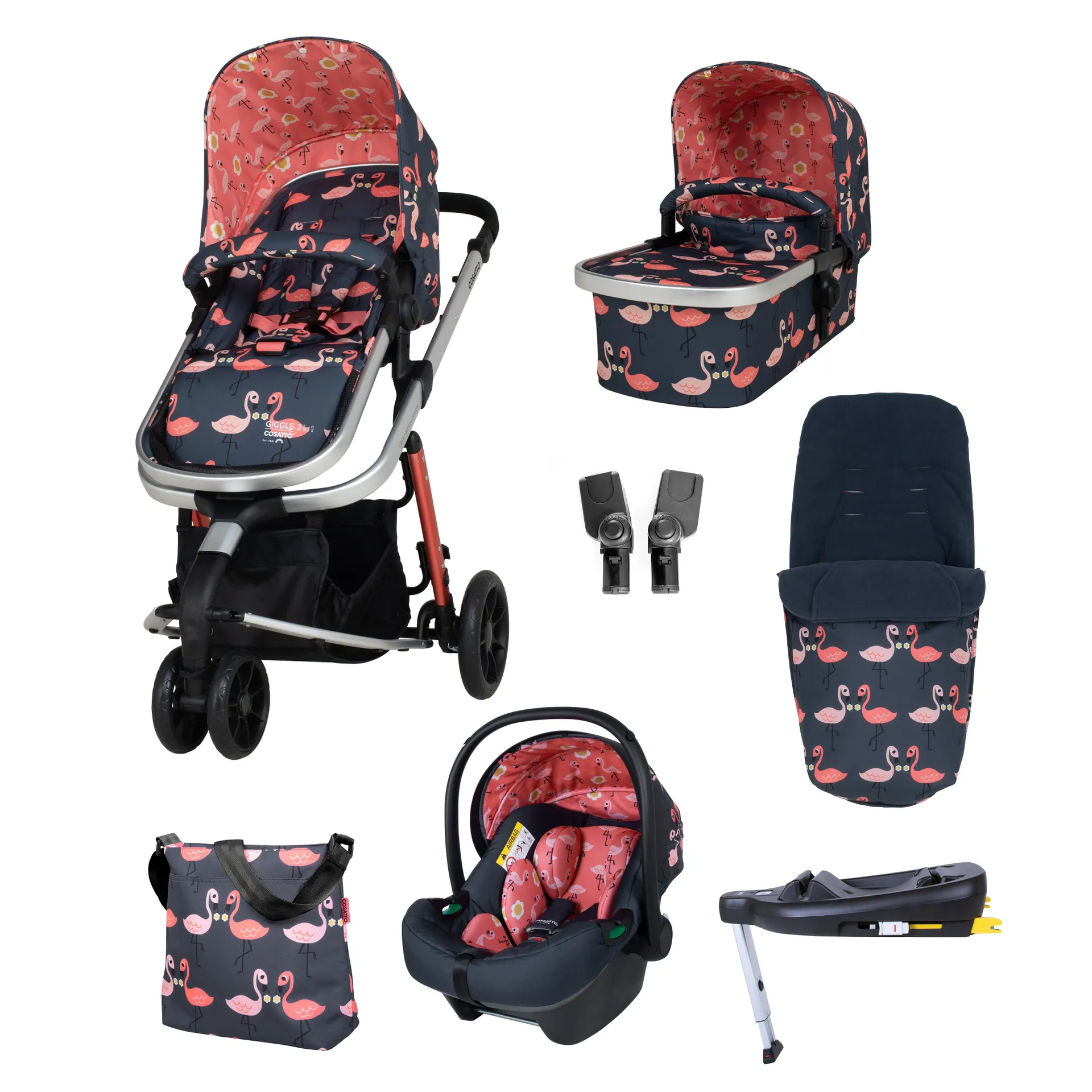 Pack completo Giggle 3 en 1 - Pretty Flamingo