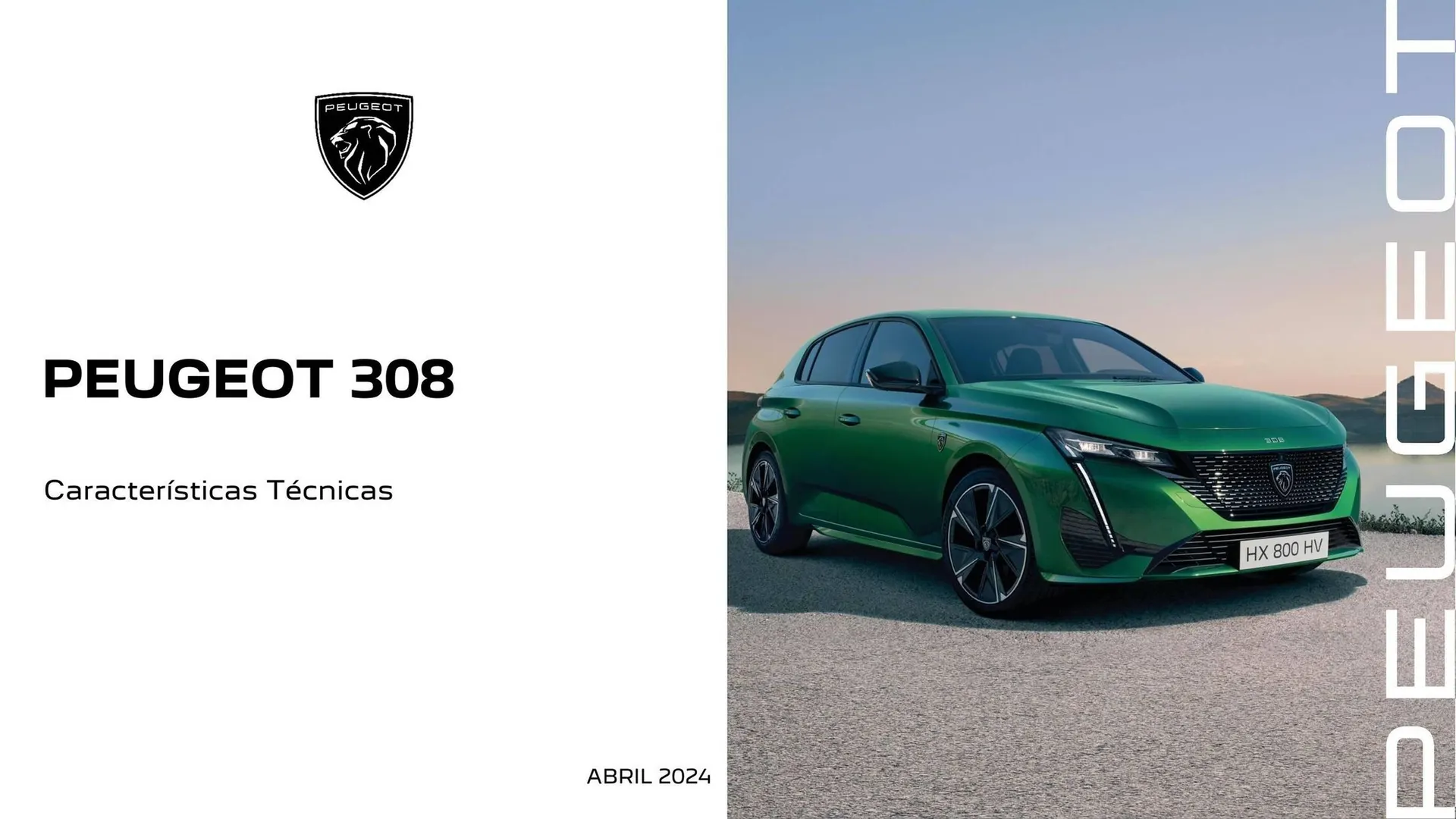 Catálogo de Folleto Peugeot 308 25 de junio al 25 de junio 2025 - Página 1