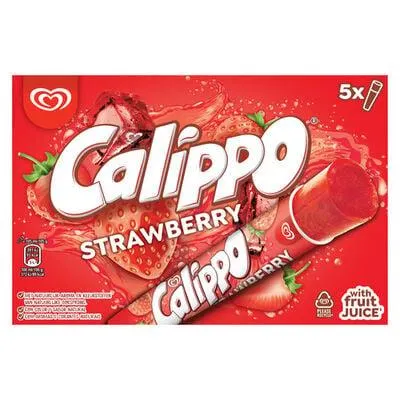 Helado Calippo Frigo 5 uds fresa