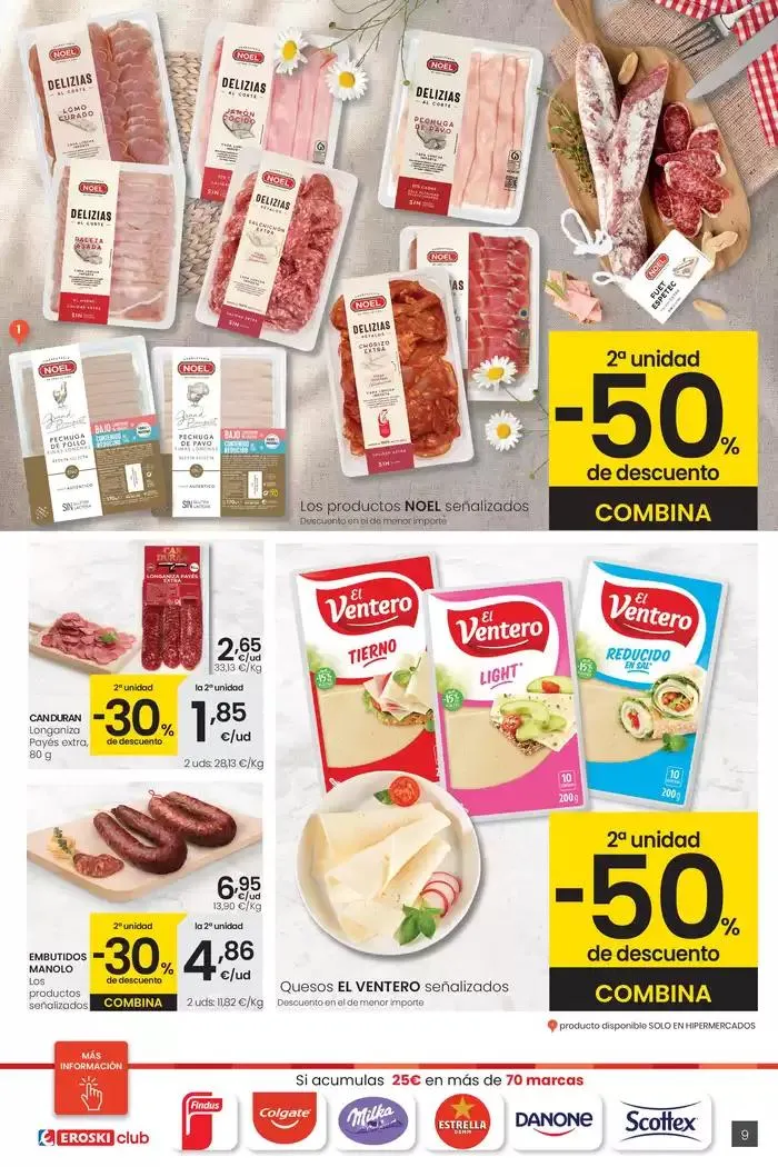 Catálogo de Precio más bajo HIPERMERCADOS EROSKI 27 de marzo al 8 de abril 2025 - Página 9