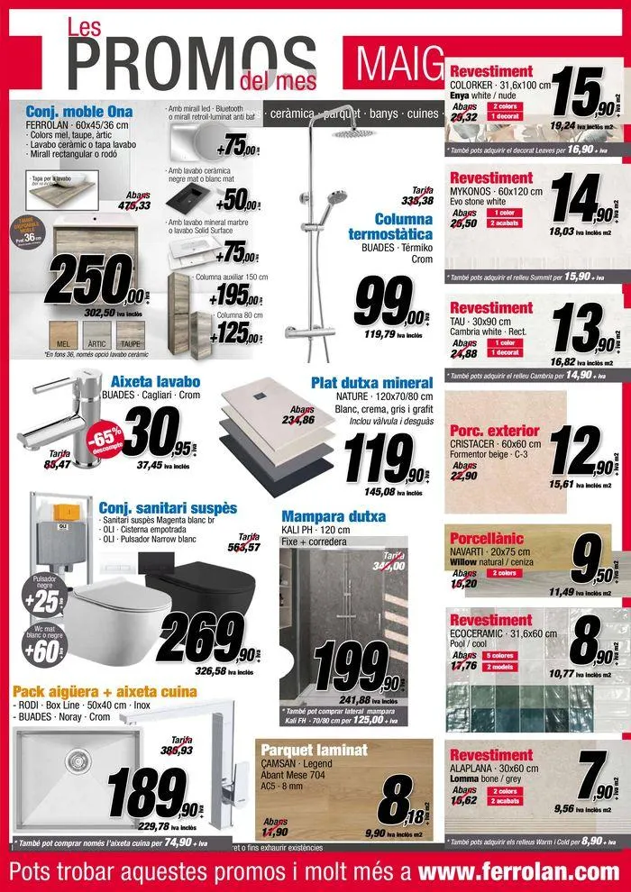 Les Promos del mes Maig - 1