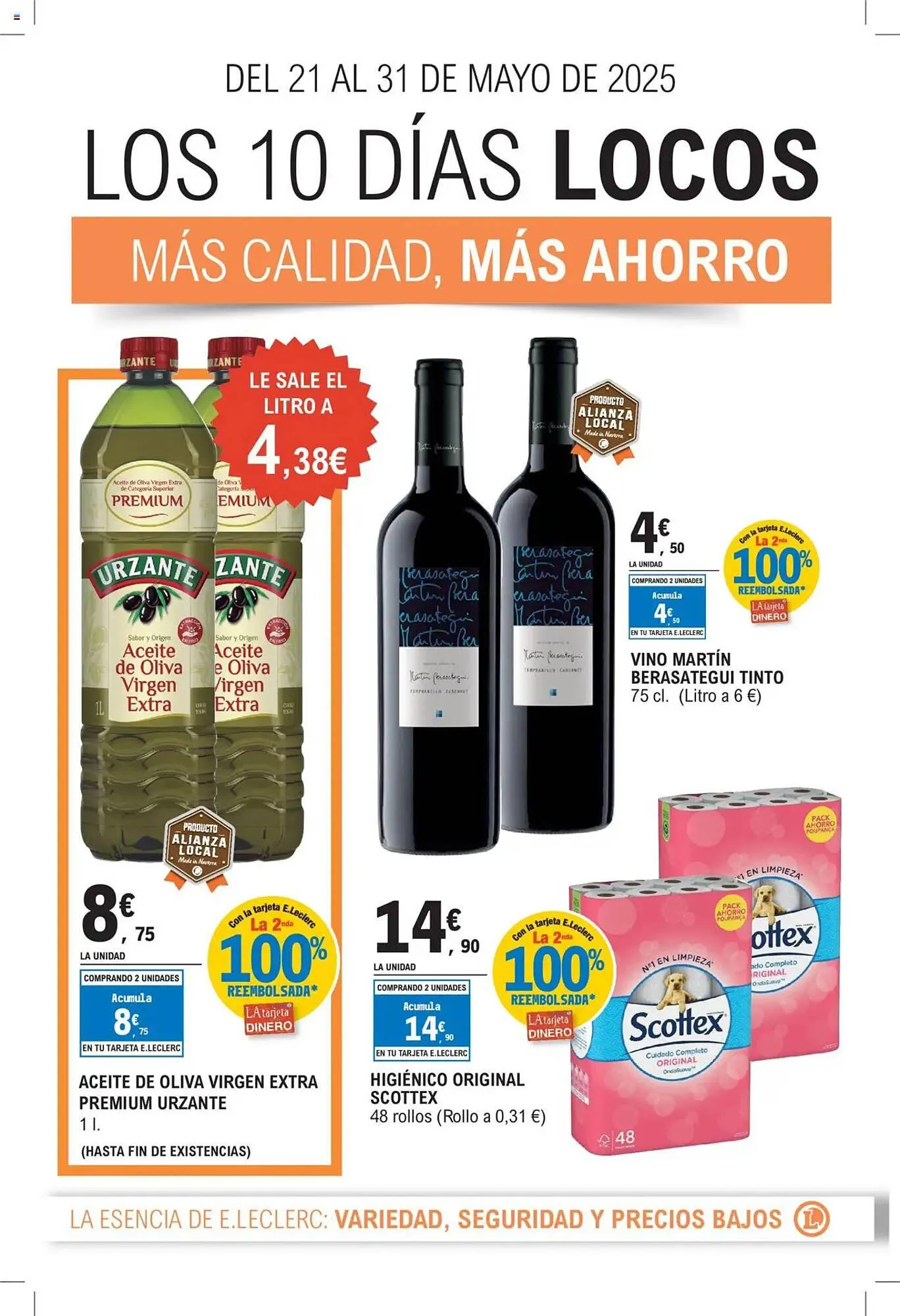 Catálogo de Folleto E.Leclerc 21 de mayo al 31 de mayo 2025 - Página 1